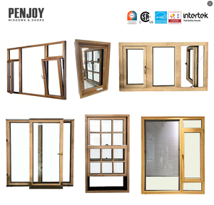 Penjoy <span class=keywords><strong>Maison</strong></span> <span class=keywords><strong>passive</strong></span> en <span class=keywords><strong>bois</strong></span> à économie d'énergie 130 fenêtres en <span class=keywords><strong>bois</strong></span> plaqué d'aluminium Fenêtres à triple vitrage - Product Image 4