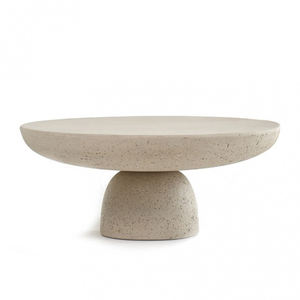 Elefante โต๊ะกาแฟคอนกรีตด้านข้าง, โต๊ะกาแฟเคลือบขี้ผึ้งแอนทราไซต์ - Product Image 4