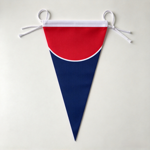 Bandera Triangular de Impresión Digital con Logotipo Personalizado, Bandera de Poliéster con Cordón para Decoración de Fiestas, Eventos Deportivos Escolares y Festivales - Product Image 5