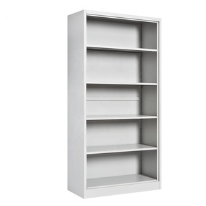 Armoire de classement moderne en acier à 4 étagères, vente en gros pour bureau à domicile, cuisine, salle de sport, hôtel, hôpital, supermarché, appartement - Product Image 1