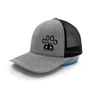 Chapeaux de camionneur Richardson 112 pour hommes personnalisés Casquette en maille de sport de protection solaire en coton avec logo brodé Style toile denim à la mode