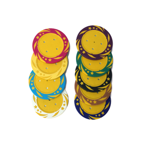 Fichas de póker profesionales de arcilla blanca, 14g, tres estrellas, 40mm, con núcleo de hierro, fábrica personalizada, sin palos para juego de entretenimiento de casino - Product Image 6