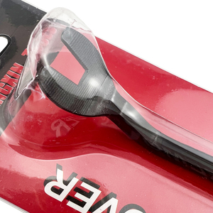 Outil de démontage de clips de sellerie automobile 6 pouces, levier de déclenchement rapide pour panneaux de porte de voiture, poignée antidérapante rouge, outil manuel de retrait de rivets en plastique - Product Image 4