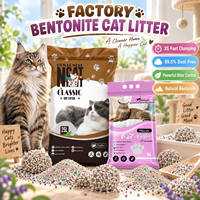 Litière pour chat en bentonite de haute qualité 25L 20kg 3S à agglomération rapide, faible poussière, avec contrôle efficace des odeurs pour les acheteurs en gros