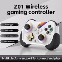 Contrôleur sans fil Z01 pour poignée de jeu Switch pour contrôleur sans fil PS3/PS4/Adroid/iOS/Arcade/PC/Steam BT