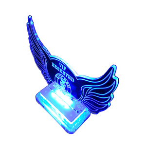 Exhibidor de Acrílico Portátil para Punto de Venta con Luz LED para Clientes VIP, Decoración Elegante para Mesa de Bar y Accesorios para Vino, Calidad Premium - Product Image 5