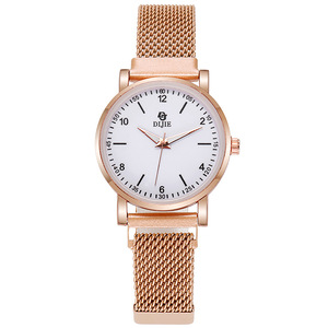 Reloj de Cuarzo Casual de Lujo para Mujer, Diseño Coreano Retro Mori, Cielo Estrellado con Corazón, 36mm, Aleación, Cristal, Puntero, Múltiples Husos Horarios - Product Image 5