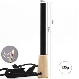 Survivre 1/2 "manche en bois Feuerstahl géant Ferro Rod allume-feu pour Camping en plein air - Product Image 2