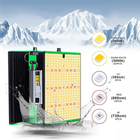 Panneau lumineux LED COB à spectre complet 1000W 3FTx3FT en PVC pour culture hydroponique intérieure à intensité variable