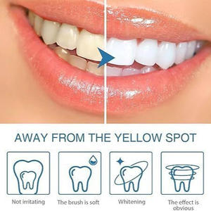 Produit transfrontalier très vendu, OEM personnalisé, Chine : <span class=keywords><strong>Peinture</strong></span> dentaire pour le soin des <span class=keywords><strong>dents</strong></span>, nettoyage doux, éclaircissant, haleine fraîche, en flacon et boîte - Product Image 3
