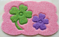 Tapis de sol en PVC à base souple et antidérapant, doublé de pulvérisation, et tapis spaghetti en PVC, adapté aux salles de bain et aux entrées d'hôtels