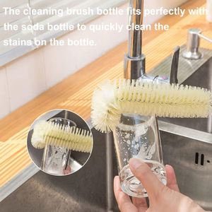 3 Series Plastic <b>Bottle</b> Cleaning Brush Bent Wooden Handle Resin Free Scratch-Free <b>Bottle</b> <b>Cleaner</b> Stainless Steel Tumblers - Product Image 5