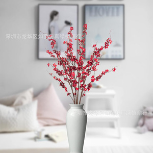 กิ่งดอกพลัมประดิษฐ์สีขาวแบบผงสำหรับตกแต่งภายในบ้าน รุ่น FB0006 - Product Image 4