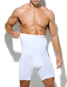 Fajas para <span class=keywords><strong>hombre</strong></span> Cintura alta Barriga <span class=keywords><strong>Abdomen</strong></span> Pierna <span class=keywords><strong>Control</strong></span> Pantalones cortos Adelgazante Body Shaper Ropa interior <span class=keywords><strong>Boxer</strong></span> Brief - Product Image 3