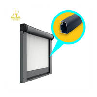 Profilé en aluminium Pailian 6063 pour moustiquaire de fenêtre, écran anti-insectes, extrusion de porte par électrophorèse