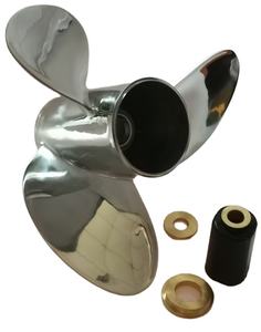 15 5/8X23 R/L Hélice En Acier Inoxydable 3 lames Interchangeables HÉLICE <span class=keywords><strong>HORS</strong></span>-<span class=keywords><strong>BORD</strong></span> MARIN <span class=keywords><strong>rc</strong></span> HÉLICE de <span class=keywords><strong>bateau</strong></span> - Product Image 1