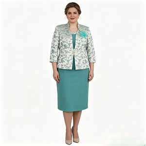 Nouvelle mode turque, vêtements pour femmes grandes tailles, ensemble deux pièces, robe d'église, robes décontractées, costume pour femmes - Product Image 4