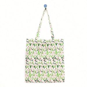 Custom Canvas Bag Printing Logo Fashion Shopping Advertisement Full Cotton Bag Single Shoulder Canvas Bag Custom Size - Product Image 5