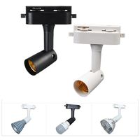 Support de lampe sur rail E27 pour 2 spots, douille E27, support de lampe domestique à vis, support de lampe LED à économie d'énergie, tête de lampe sur rail