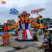 Manèges de parc de loisirs : Manège avion rotatif, Manège Super Swing en fibre de verre, Attraction d'amusement pour destinations de vacances et de loisirs