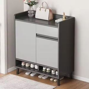 Grande capacità moderna <span class=keywords><strong>scarpiera</strong></span> economica soluzione di stoccaggio <span class=keywords><strong>per</strong></span> mobili <span class=keywords><strong>per</strong></span> la casa cremagliera in legno <span class=keywords><strong>per</strong></span> ingresso soggiorno piccolo - Product Image 1