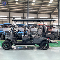 Voiture de golf à essence CAMP Luxury 6 places, tout-terrain, pour visites touristiques, avec moteur à essence