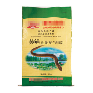 Nhà Máy Bán buôn tùy chỉnh 20kg PP dệt thức ăn túi lớn có thể tái chế dinh dưỡng bao bì cho động vật thủy sản gia cầm thức ăn - Product Image 1