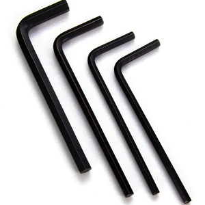 Clés Allen Hao Xiang Hao Jin en acier à haute teneur en carbone, finition oxyde noir, qualité industrielle, format impérial en pouces, forme en L - Product Image 1