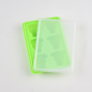 Dễ thương phim hoạt hình pho mát nướng linh hoạt Silicone khuôn DIY cấp thực phẩm động vật tauren sư tử bò cú hổ Panda Bánh & <span class=keywords><strong>Ice</strong></span> khuôn - Product Image 6