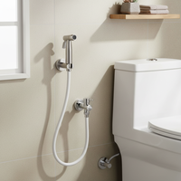 Pommeau de Douche Haute Pression en Acier Inoxydable Homerain, Finition Brossée, Fixation Murale Simple, Garantie 3 Ans