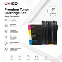 Cartouches de toner compatibles UNICO MX60 pour imprimante laser Sharp MX-2630 3050 3060 3070 3550 3560 3570