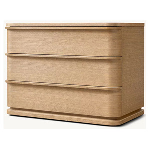 RH FURNITURE <b>High</b> End America Design Closed <b>Bedside</b> <b>Table</b> for Luxury Bedroom Furniture Sets NightStand - Product Image 1