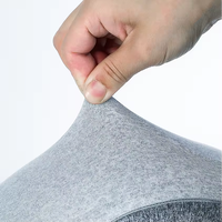 Élégant nouvel oreiller de cou de voyage en forme de U en mousse à mémoire de forme réglable fournit un soutien de la tête et du menton gris noir
