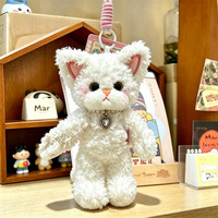 Porte-clés en peluche chat allemand populaire, poupée de confort pour bébé, cadeau d'anniversaire pour enfants, nouvel article transfrontalier