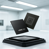 Chip IC Laptop Notebook Terbaik Pabrik, Pengiriman Cepat, Nand Flash 8Gb EMMC 5.1 BGA153 untuk Tablet Smart TV