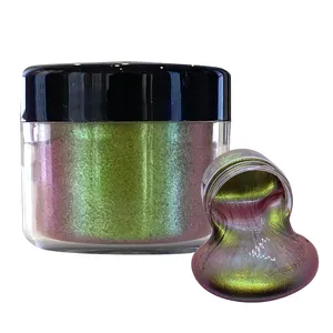 Gran oferta, polvo de Camaleón de grado cosmético, pigmento de perla que cambia de Color para arte de uñas