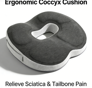 Cojín de Espuma Viscoelástica para Oficina y Videojuegos, Alivio Ergonómico para Coxis y Hemorroides para Mujeres Embarazadas, Almohadilla de Soporte Lumbar - Product Image 1