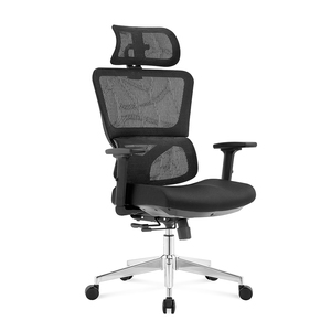 Ffice-silla giratoria de oficina y reunión para el hogar, silla ejecutiva ergonómica y moderna de malla cómoda, a la venta - Product Image 1