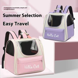 Borsa da Trasporto Trasparente Pieghevole <span class=keywords><strong>per</strong></span> Cani e <span class=keywords><strong>Gatti</strong></span>, Zaino da Viaggio <span class=keywords><strong>per</strong></span> Animali Domestici di Grande Capacità - Product Image 2