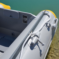 Bateau de pêche gonflable pliable en PVC miniature personnalisé en gros en Chine 2024