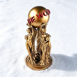 Statua a Grandezza Naturale 'Il <span class=keywords><strong>Mondo</strong></span> È Tuo' in Vendita - Product Image 5