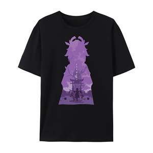 Camiseta unisex Genshin Impact, camiseta GENSHIN Shadow Art para hombres Unisex - Product Image 5