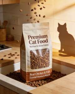 ถุงบรรจุภัณฑ์แบบมีฐานตั้งได้ ป้องกันความชื้น ปิดผนึกได้ ใช้สำหรับอาหารแมวและขนมสัตว์เลี้ยง ตัวอย่างฟรี เกรดอาหาร ปลอดภัย ผลิตตามแบบที่ต้องการ - Product Image 4