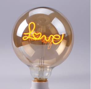 Ampoule LED vintage Edison à filament lumineux pour créer des messages DIY : LOVE, HOME, FAMILY, ETS - Product Image 4