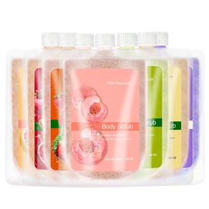 Meilleure vente d'été, gommage corporel hydratant, saveur <span class=keywords><strong>de</strong></span> pêche, anti bosses d'oie, peau morte, gommage exfoliant pour peau sèche - Product Image 5