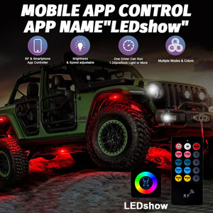 Kingshowstar 15/35/50A 12V không thấm nước 5pin Cáp khai thác RGBW đa khu BT App <span class=keywords><strong>LED</strong></span> MODULE cho ánh sáng đá bánh xe ánh sáng - Product Image 4