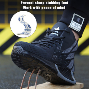 Scarpe Antinfortunistiche Nere Dielettriche con Punta in Acciaio, Standard EN ISO 20345, Antiscivolo, per Autunno e Inverno, Vendita Diretta dalla Fabbrica - Product Image 4