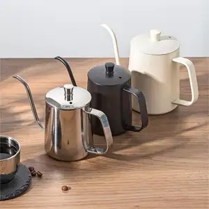 304 Stainless Steel Coffee Cup Pot with Lid 350ml Capacity for Household Use Tea and Coffee Pouring Tools for Kitchen