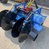 Motoculteur rotatif diesel 50-140 CV à trois points pour tracteur, cultivateur agricole de haute performance