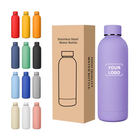 Botol Minum Olahraga Dinding Ganda Isolasi Vakum Custom Touch 500ml 750ml 1000ml, Flask Vakum Baja Tahan Karat 304 Tahan Lama Anti UV